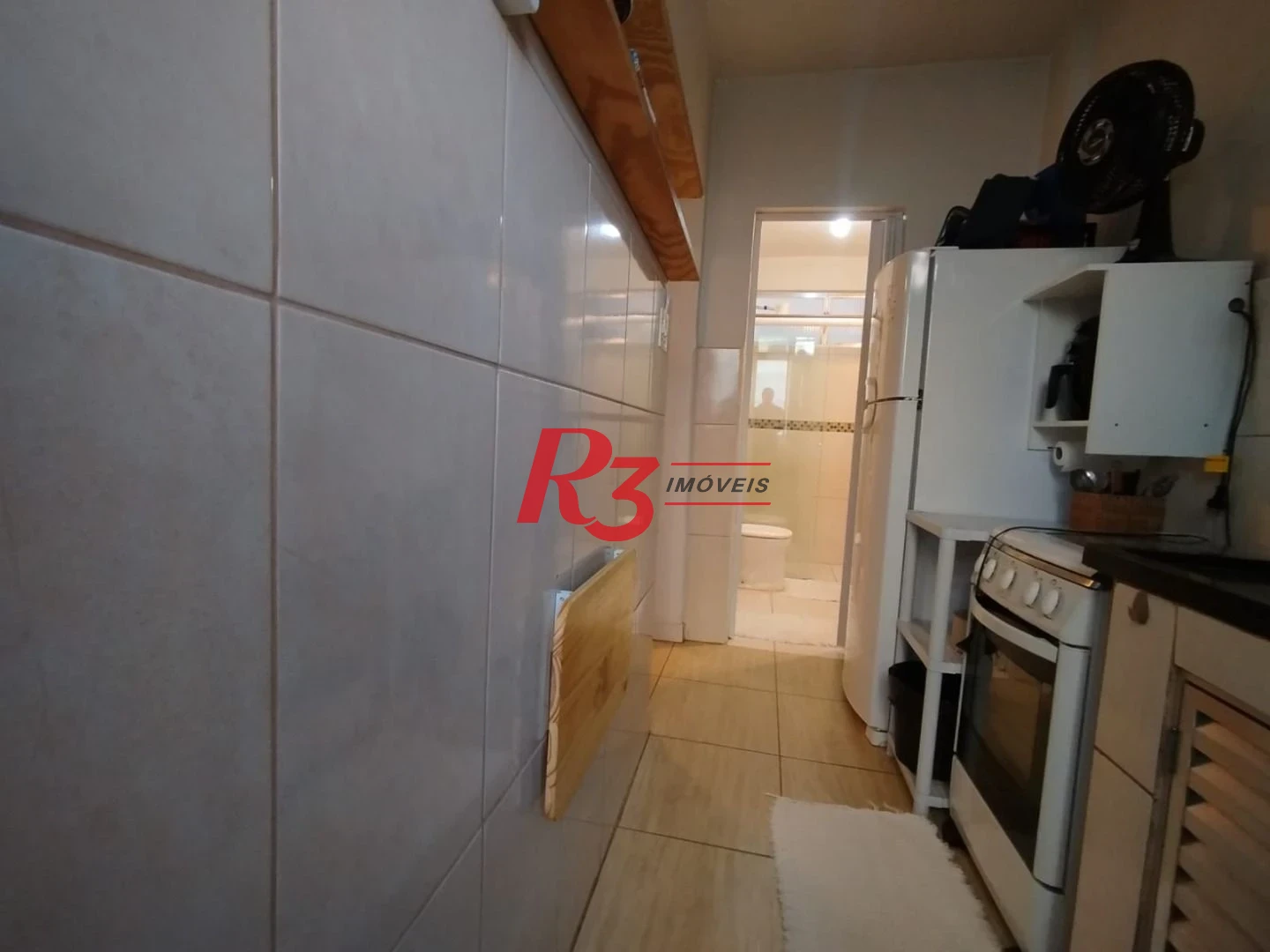 Apartamento com 1 dormitório à venda, 39 m² por R$ 370.000,00 - Embaré - Santos/SP