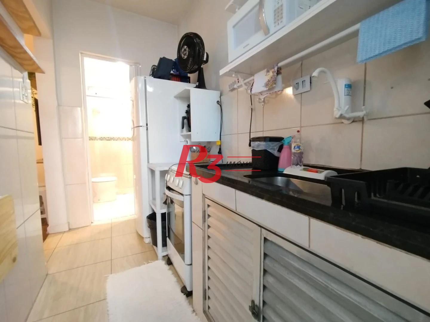 Apartamento com 1 dormitório à venda, 39 m² por R$ 370.000,00 - Embaré - Santos/SP