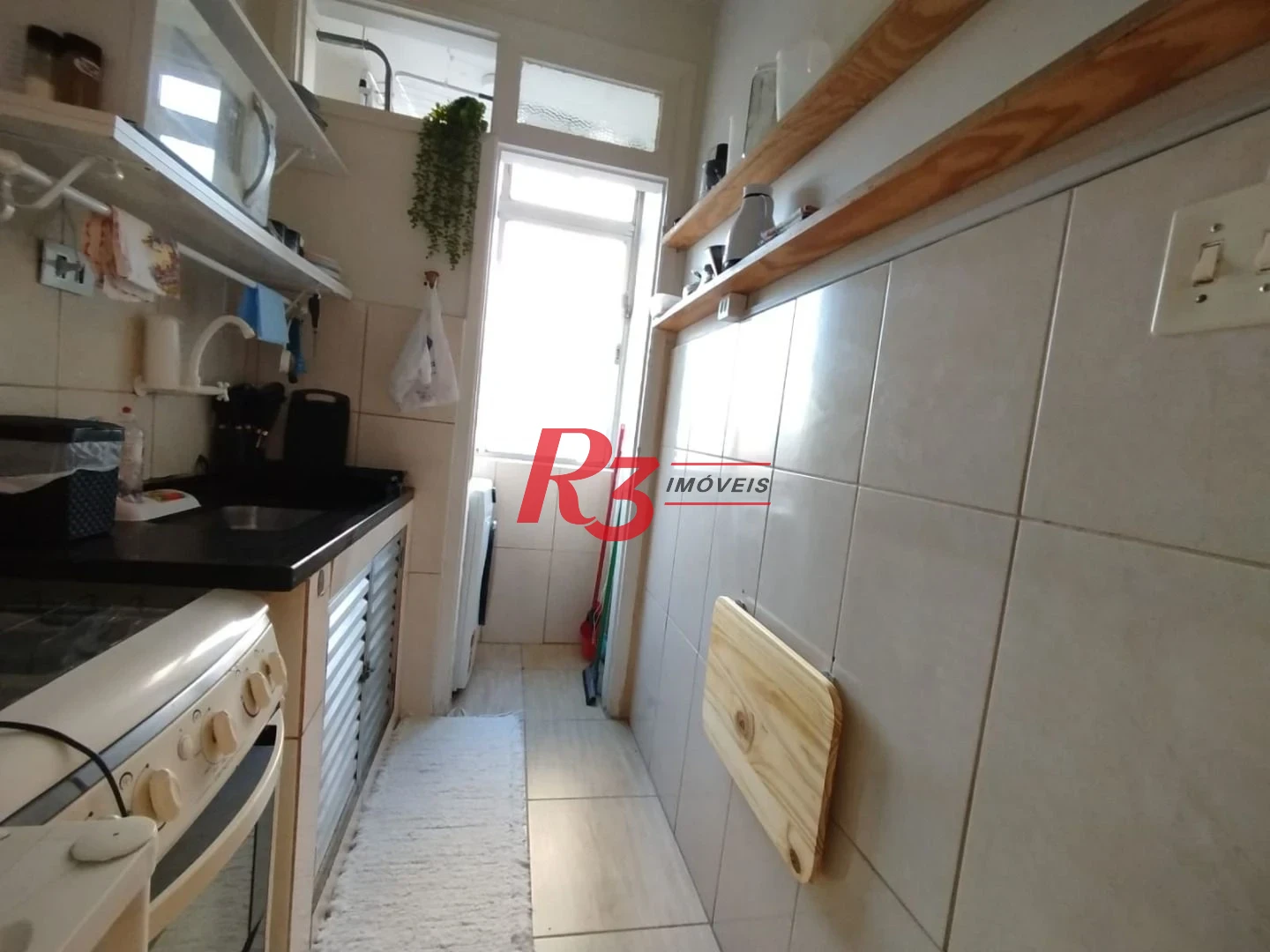 Apartamento com 1 dormitório à venda, 39 m² por R$ 370.000,00 - Embaré - Santos/SP