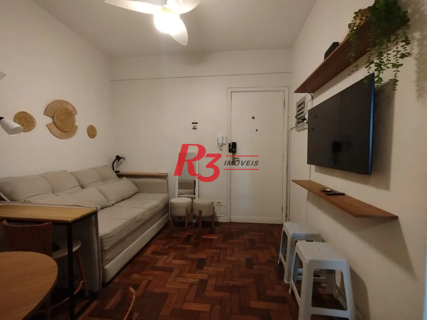 Apartamento com 1 dormitório à venda, 39 m² por R$ 370.000,00 - Embaré - Santos/SP