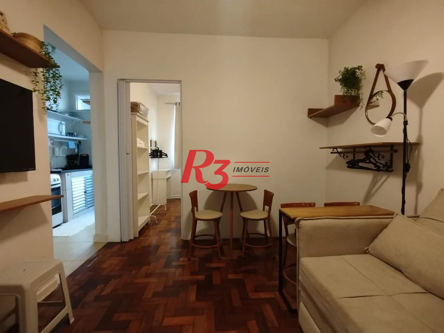 Apartamento com 1 dormitório à venda, 39 m² por R$ 370.000,00 - Embaré - Santos/SP