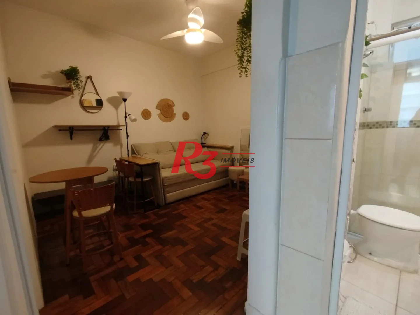 Apartamento com 1 dormitório à venda, 39 m² por R$ 370.000,00 - Embaré - Santos/SP