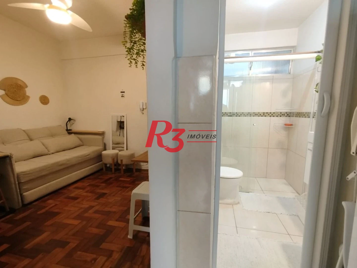 Apartamento com 1 dormitório à venda, 39 m² por R$ 370.000,00 - Embaré - Santos/SP