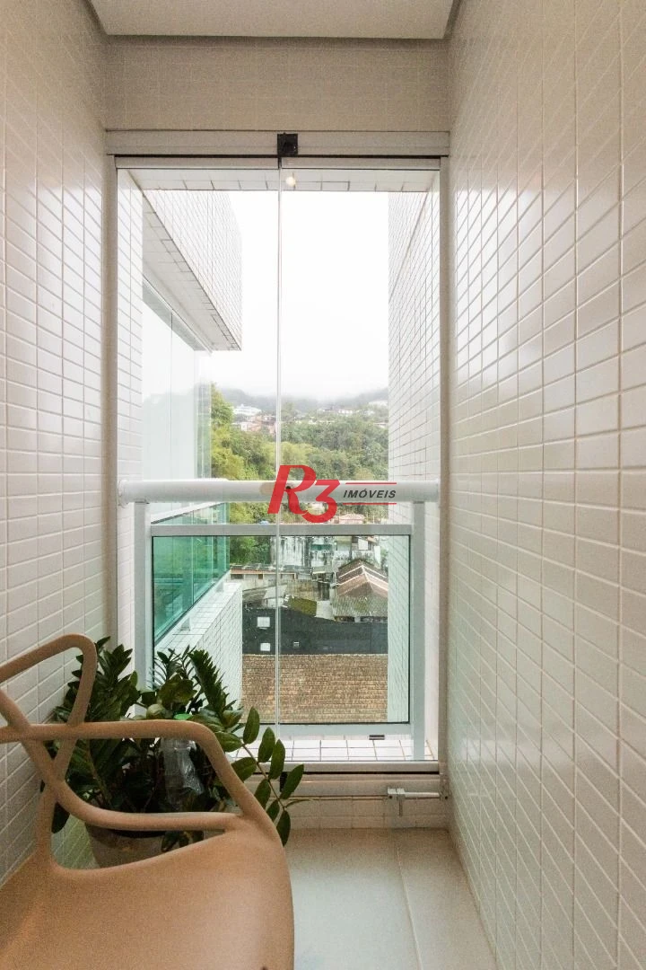 Apartamento com 2 dormitórios à venda, 72 m² por R$ 890.000,00 - José Menino - Santos/SP
