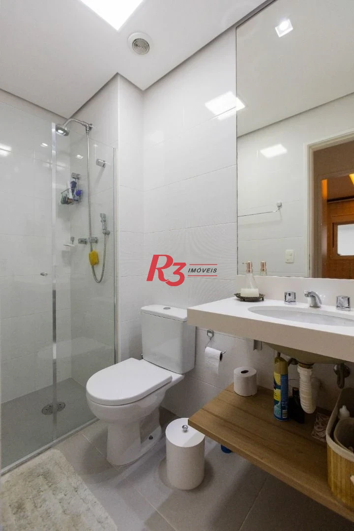 Apartamento com 2 dormitórios à venda, 72 m² por R$ 890.000,00 - José Menino - Santos/SP