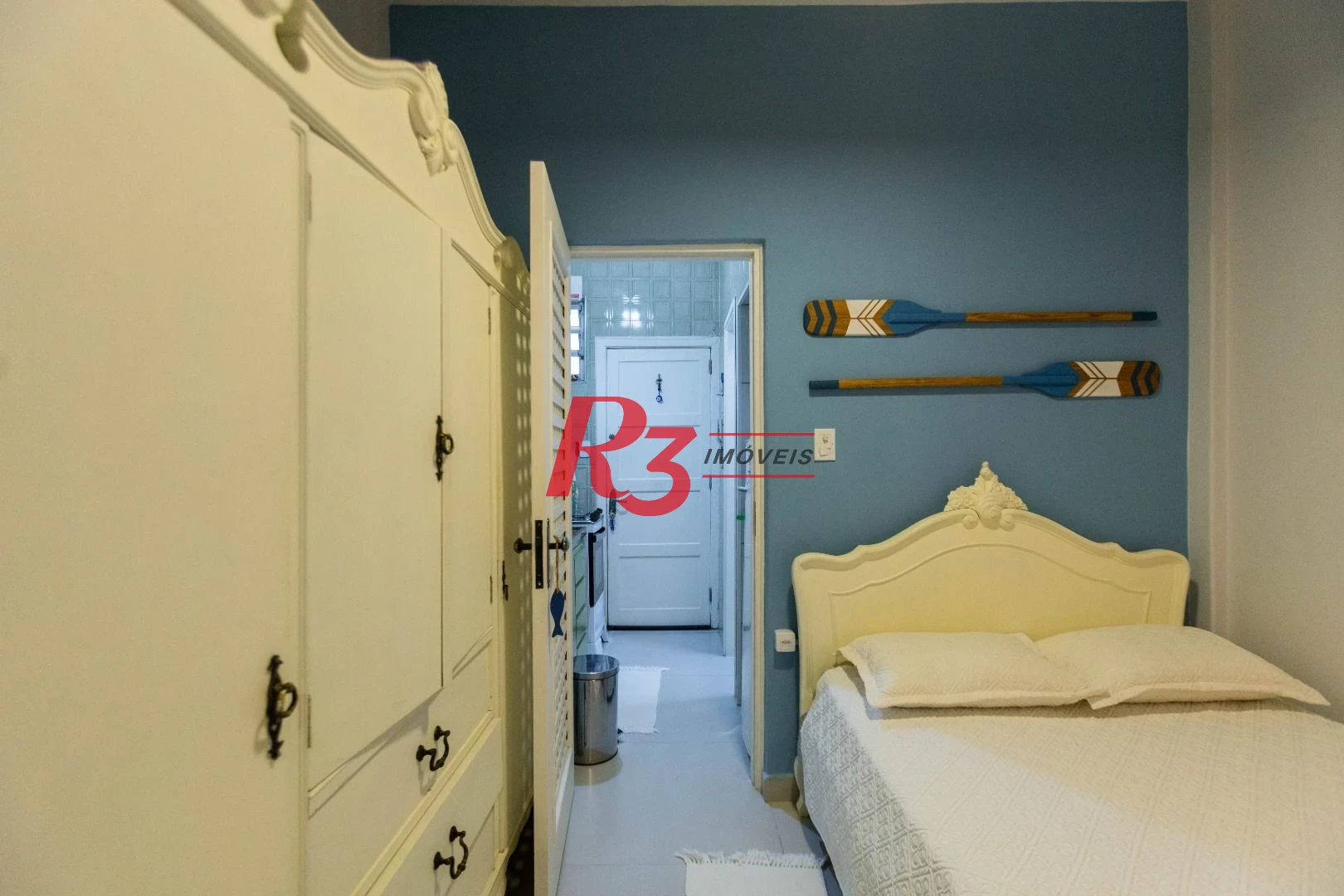 Apartamento com 1 dormitório à venda, 38 m² por R$ 415.000 - Boqueirão - Santos/SP