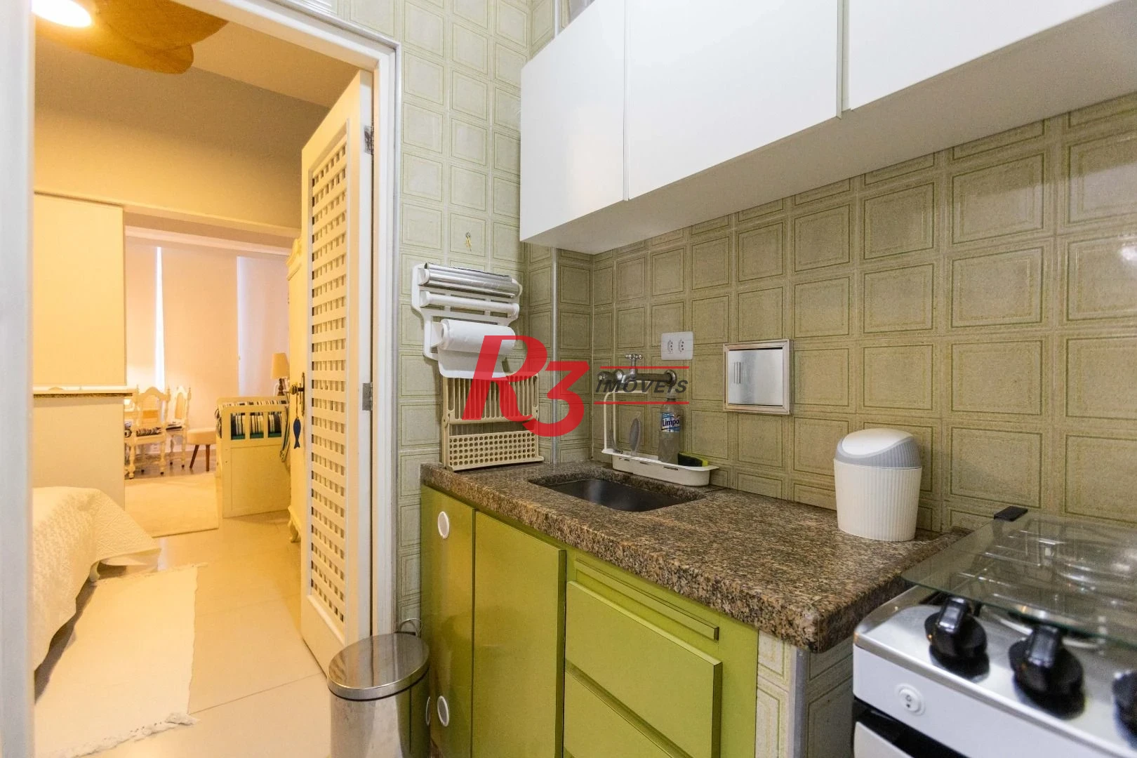 Apartamento com 1 dormitório à venda, 38 m² por R$ 415.000 - Boqueirão - Santos/SP