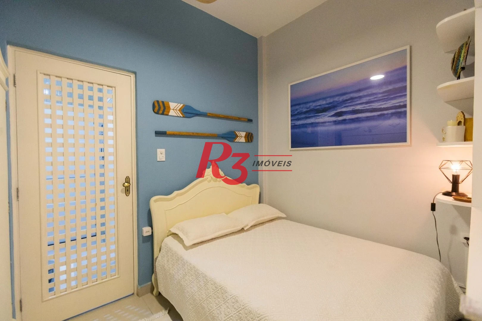 Apartamento com 1 dormitório à venda, 38 m² por R$ 415.000 - Boqueirão - Santos/SP