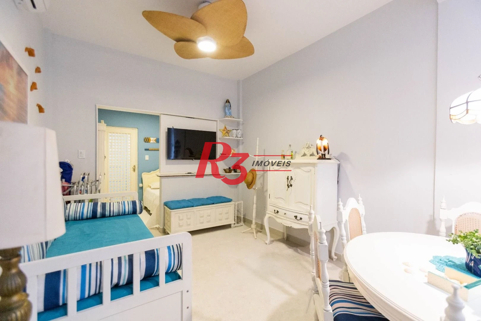 Apartamento com 1 dormitório à venda, 38 m² por R$ 415.000 - Boqueirão - Santos/SP
