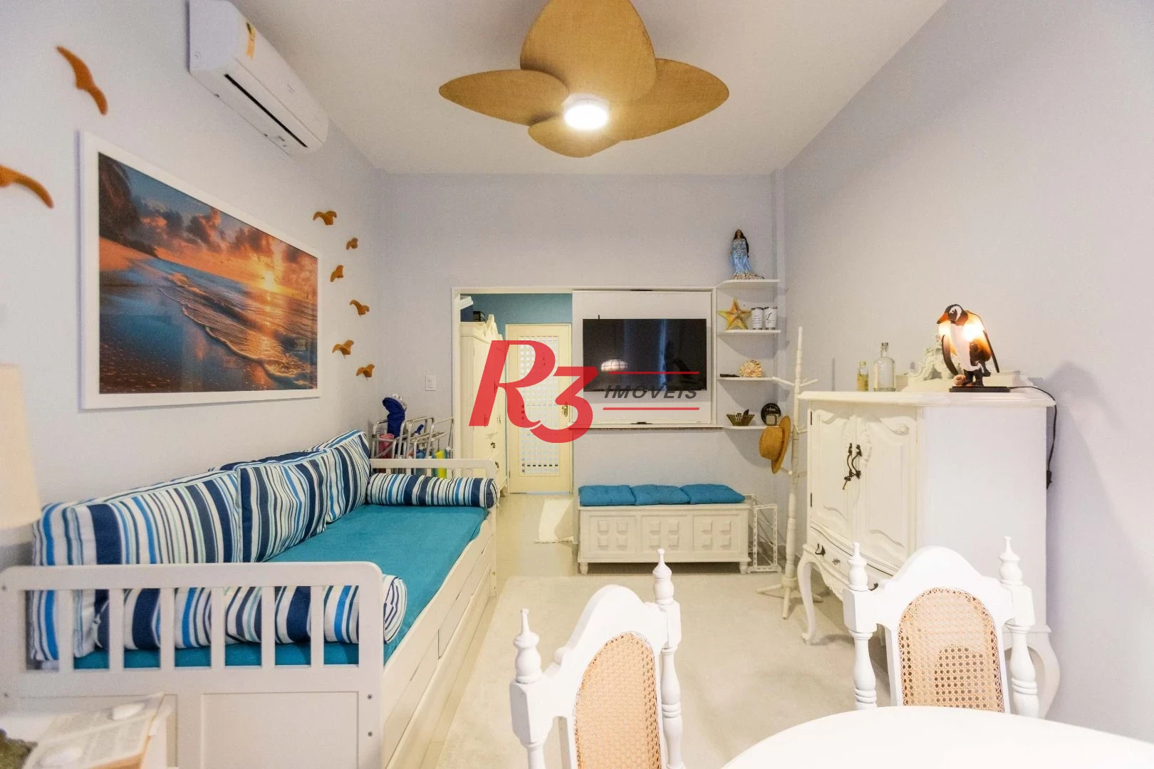 Apartamento com 1 dormitório à venda, 38 m² por R$ 415.000 - Boqueirão - Santos/SP