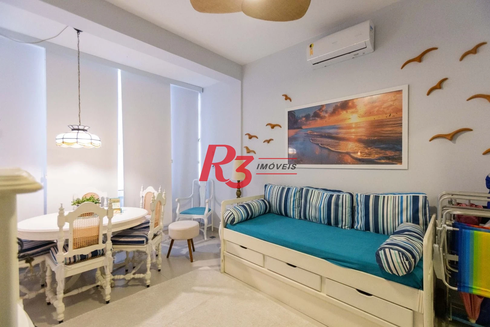 Apartamento com 1 dormitório à venda, 38 m² por R$ 415.000 - Boqueirão - Santos/SP