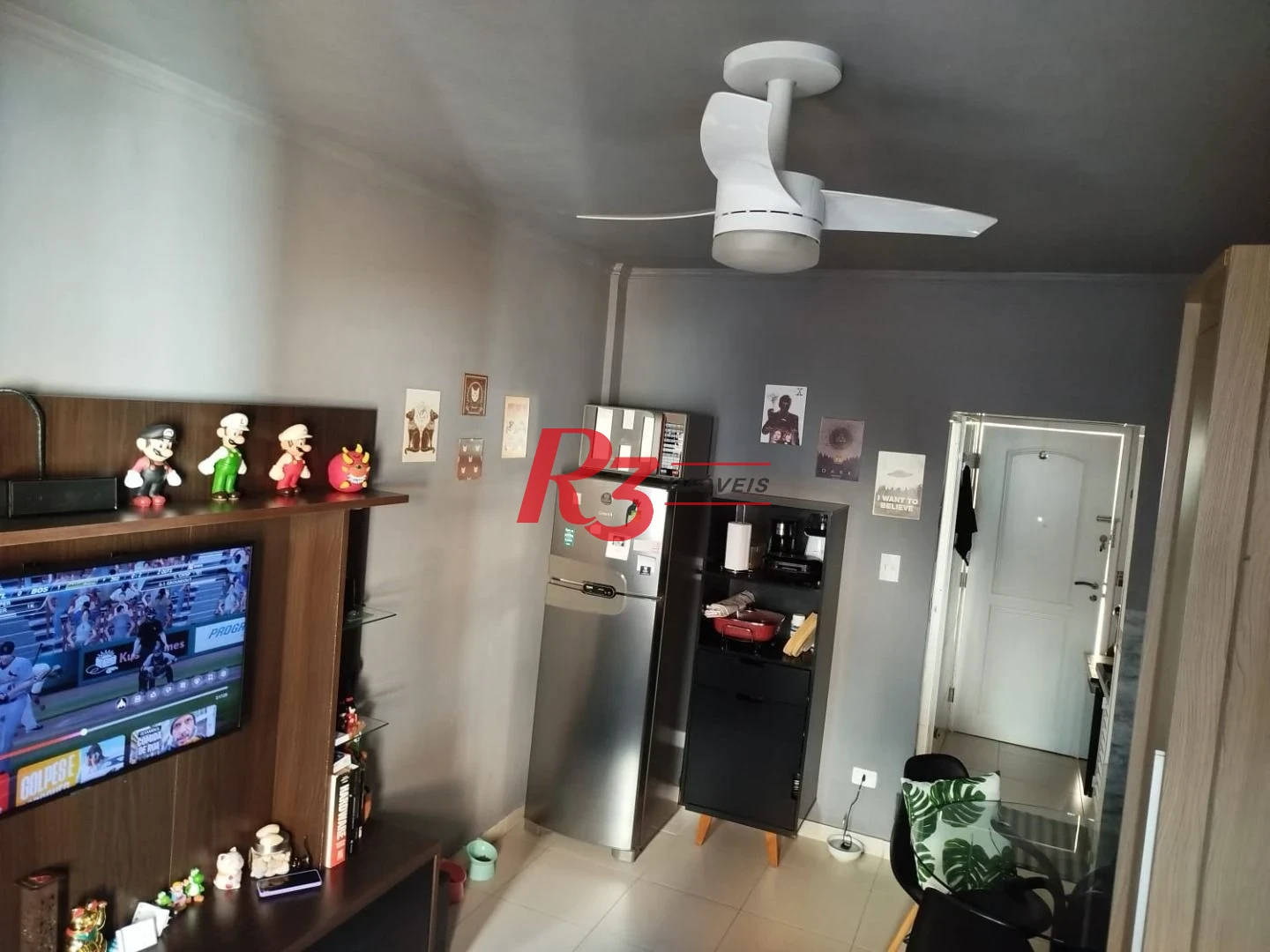 Kitnet com 1 dormitório à venda, 29 m² por R$ 400.000,00 - Aparecida - Santos/SP