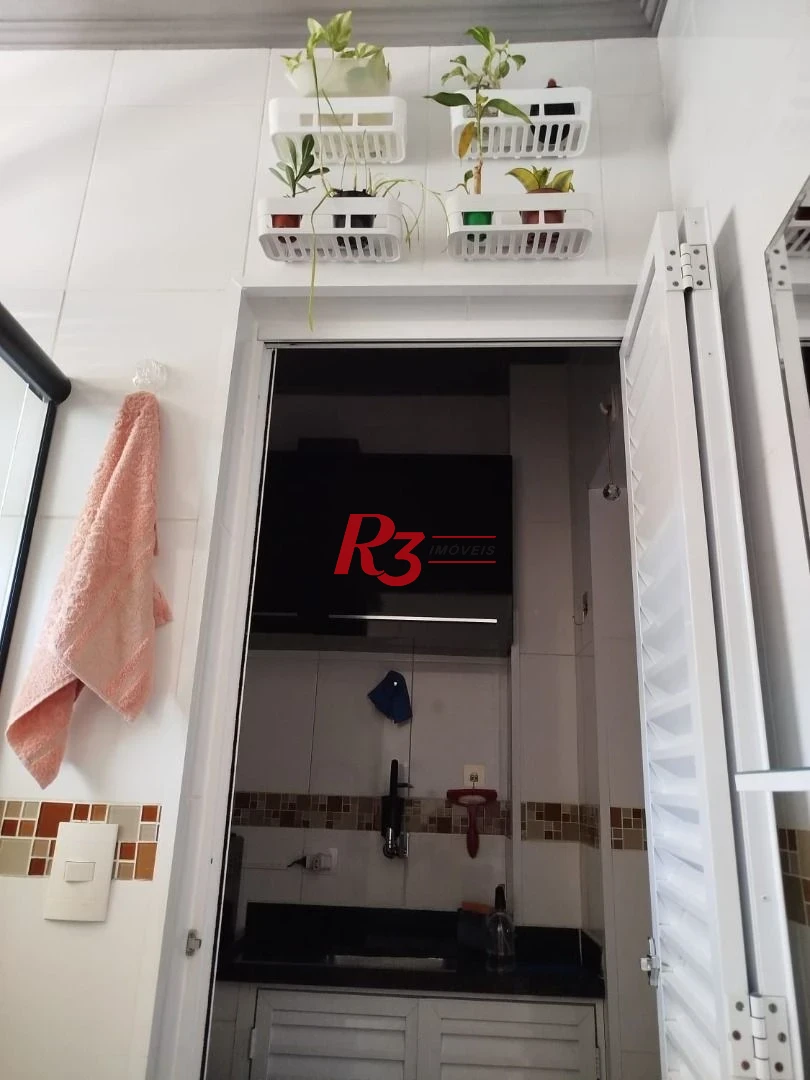 Kitnet com 1 dormitório à venda, 29 m² por R$ 400.000,00 - Aparecida - Santos/SP
