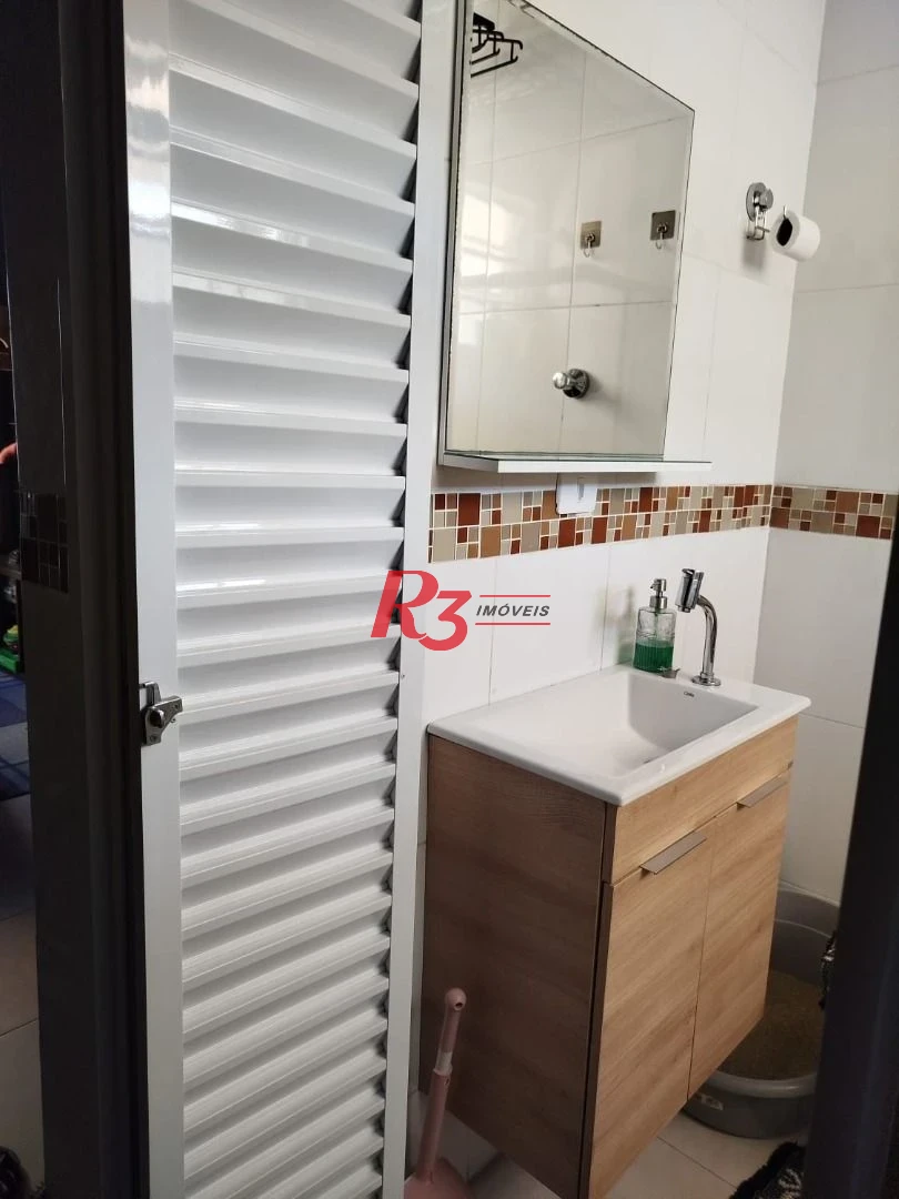 Kitnet com 1 dormitório à venda, 29 m² por R$ 400.000,00 - Aparecida - Santos/SP