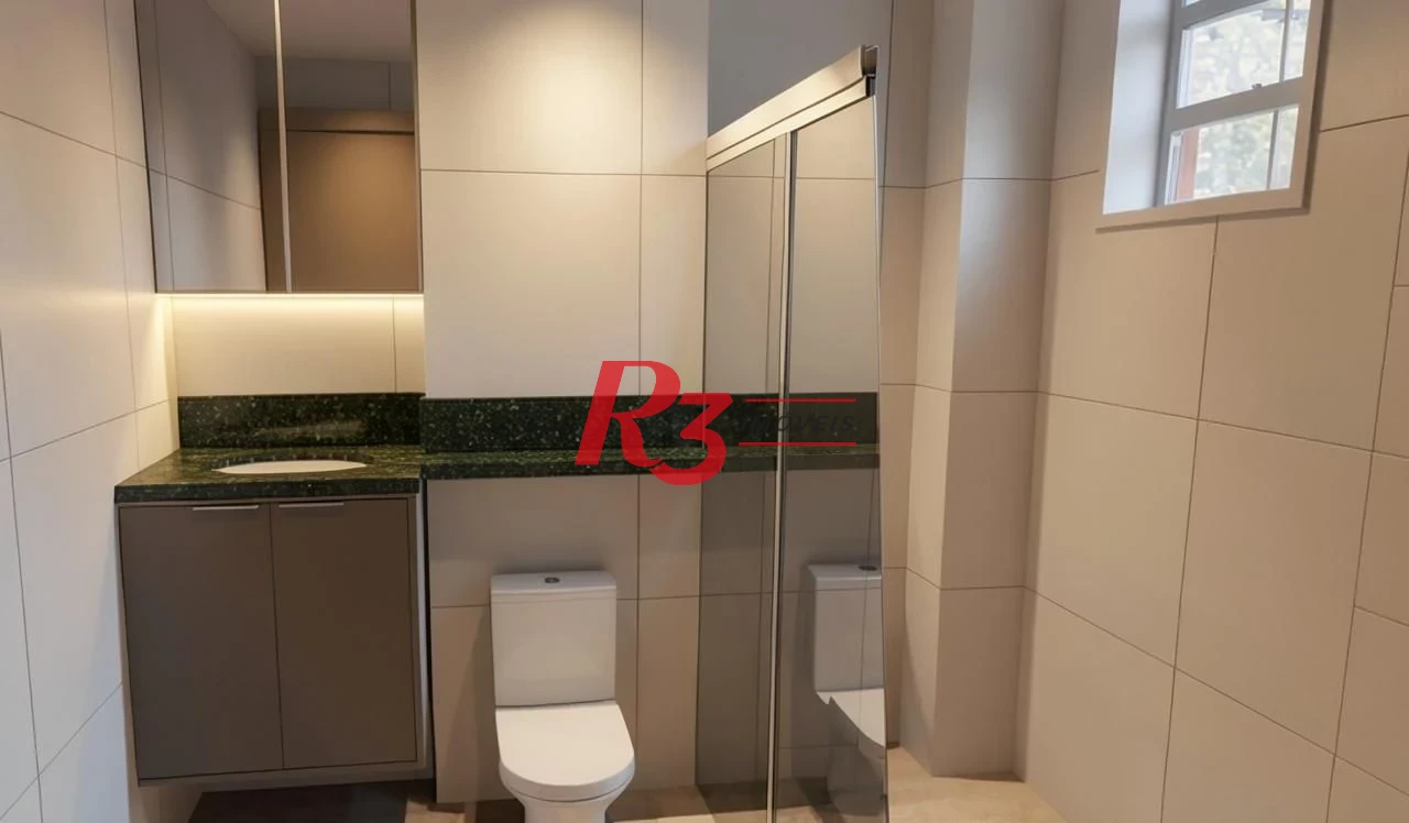 Apartamento com 2 dormitórios à venda, 66 m² por R$ 600.000,00 - Embaré - Santos/SP