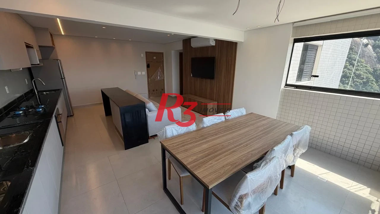 Apartamento com 2 dormitórios à venda, 70 m² por R$ 1.130.000,00 - José Menino - Santos/SP