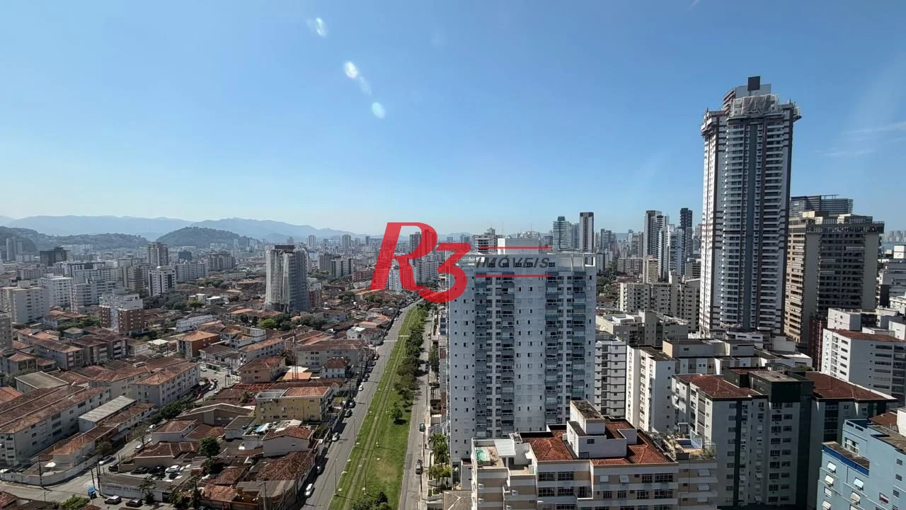 Apartamento com 2 dormitórios à venda, 70 m² por R$ 1.130.000,00 - José Menino - Santos/SP