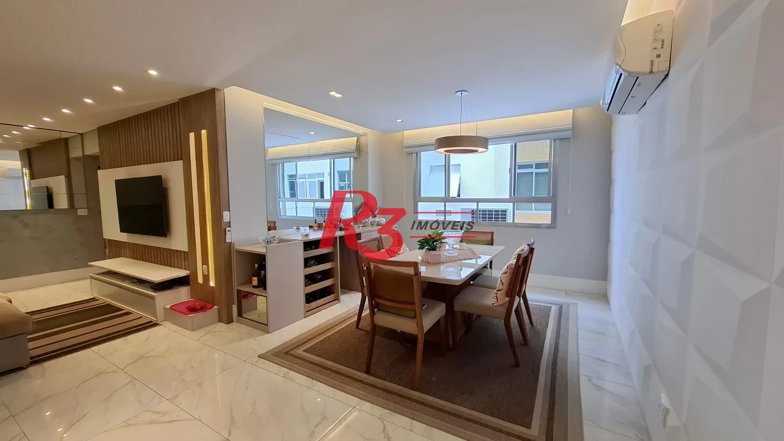 Apartamento com 3 dormitórios à venda, 140 m² por R$ 900.000,00 - Marapé - Santos/SP