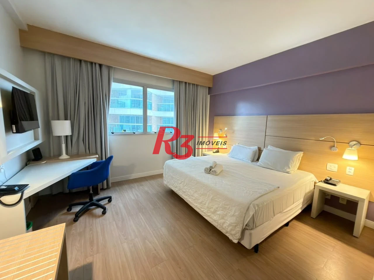 Flat com 1 dormitório à venda, 25 m² por R$ 410.000,00 - Gonzaga - Santos/SP