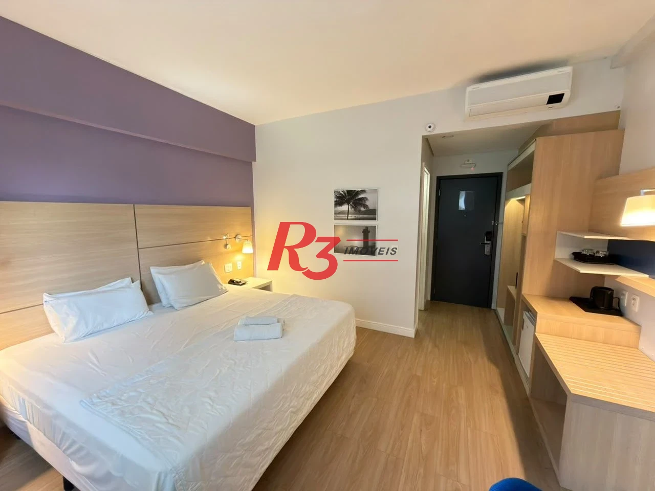 Flat com 1 dormitório à venda, 25 m² por R$ 410.000,00 - Gonzaga - Santos/SP