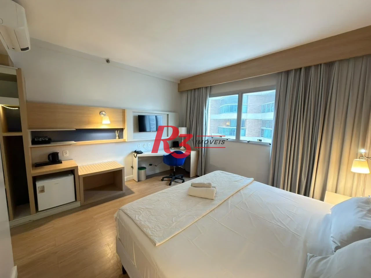 Flat com 1 dormitório à venda, 25 m² por R$ 410.000,00 - Gonzaga - Santos/SP
