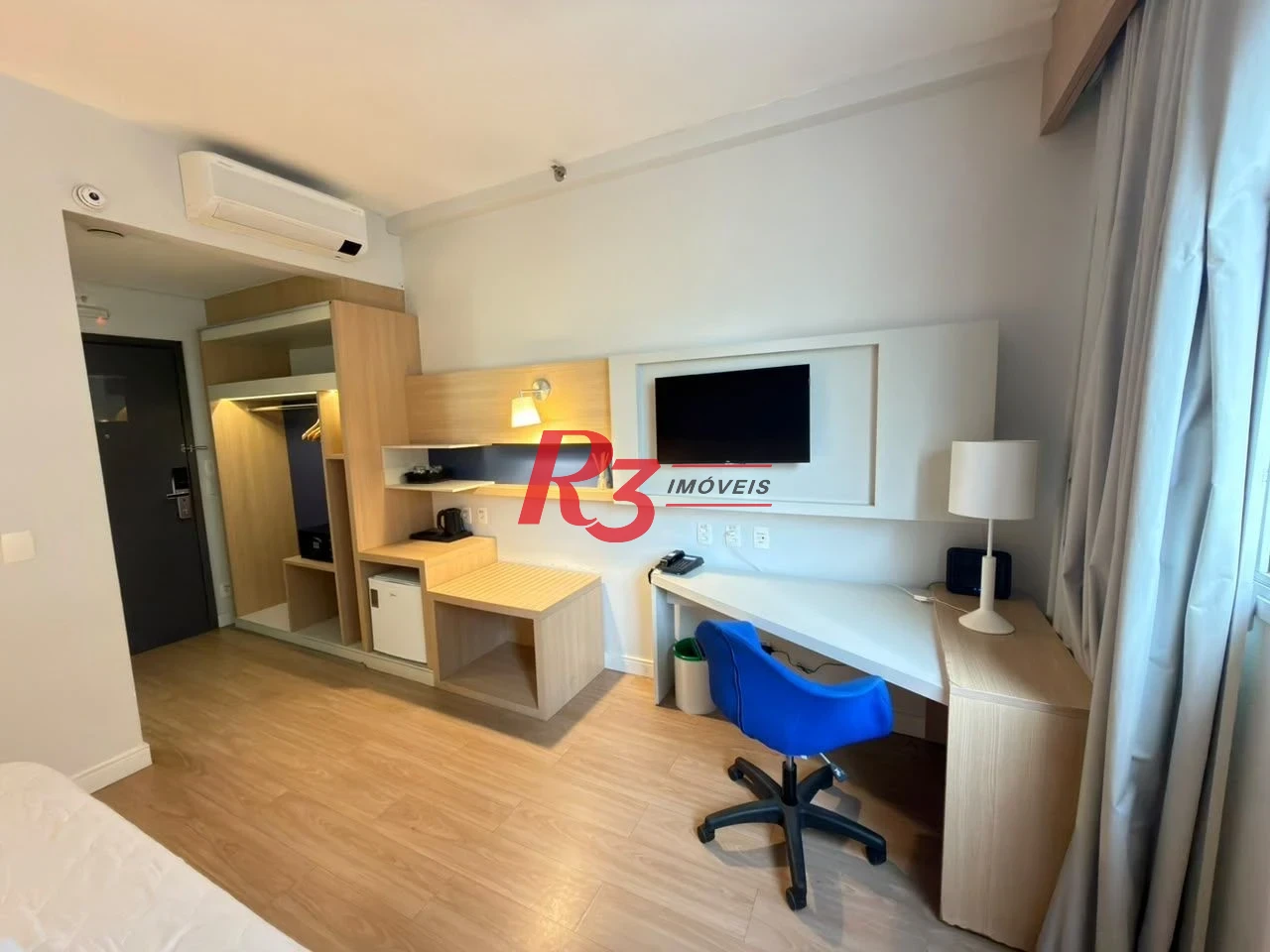Flat com 1 dormitório à venda, 25 m² por R$ 410.000,00 - Gonzaga - Santos/SP