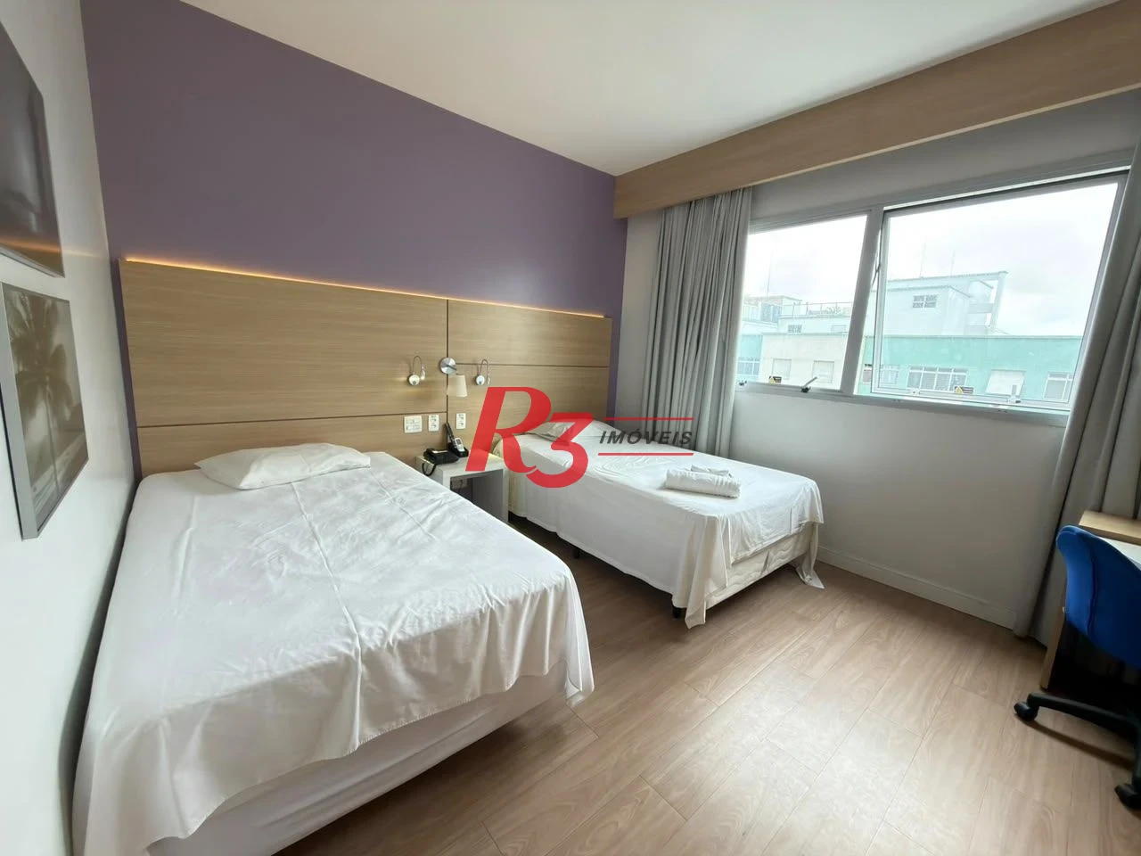 Flat com 1 dormitório à venda, 24 m² por R$ 410.000,00 - Gonzaga - Santos/SP