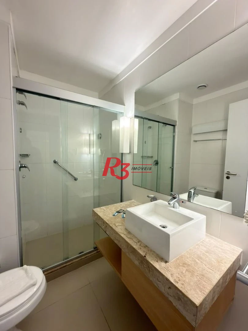 Flat com 1 dormitório à venda, 24 m² por R$ 410.000,00 - Gonzaga - Santos/SP