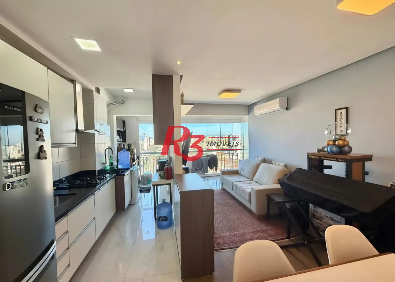 Apartamento com 1 dormitório à venda, 50 m² por R$ 450.000,00 - Vila Matias - Santos/SP