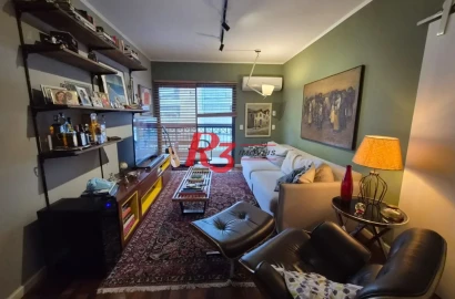 Apartamento com 3 dormitórios à venda, 127 m² por R$ 1.280.000,00 - Ponta da Praia - Santos/SP