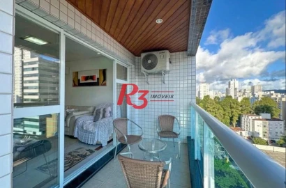 Apartamento com 3 dormitórios à venda, 120 m² por R$ 1.600.000,00 - Embaré - Santos/SP