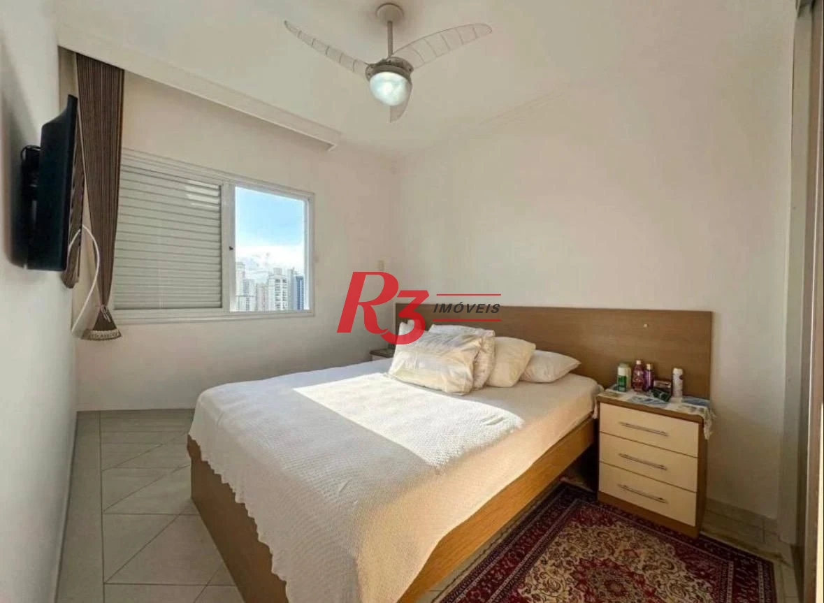 Apartamento com 3 dormitórios à venda, 120 m² por R$ 1.600.000,00 - Embaré - Santos/SP