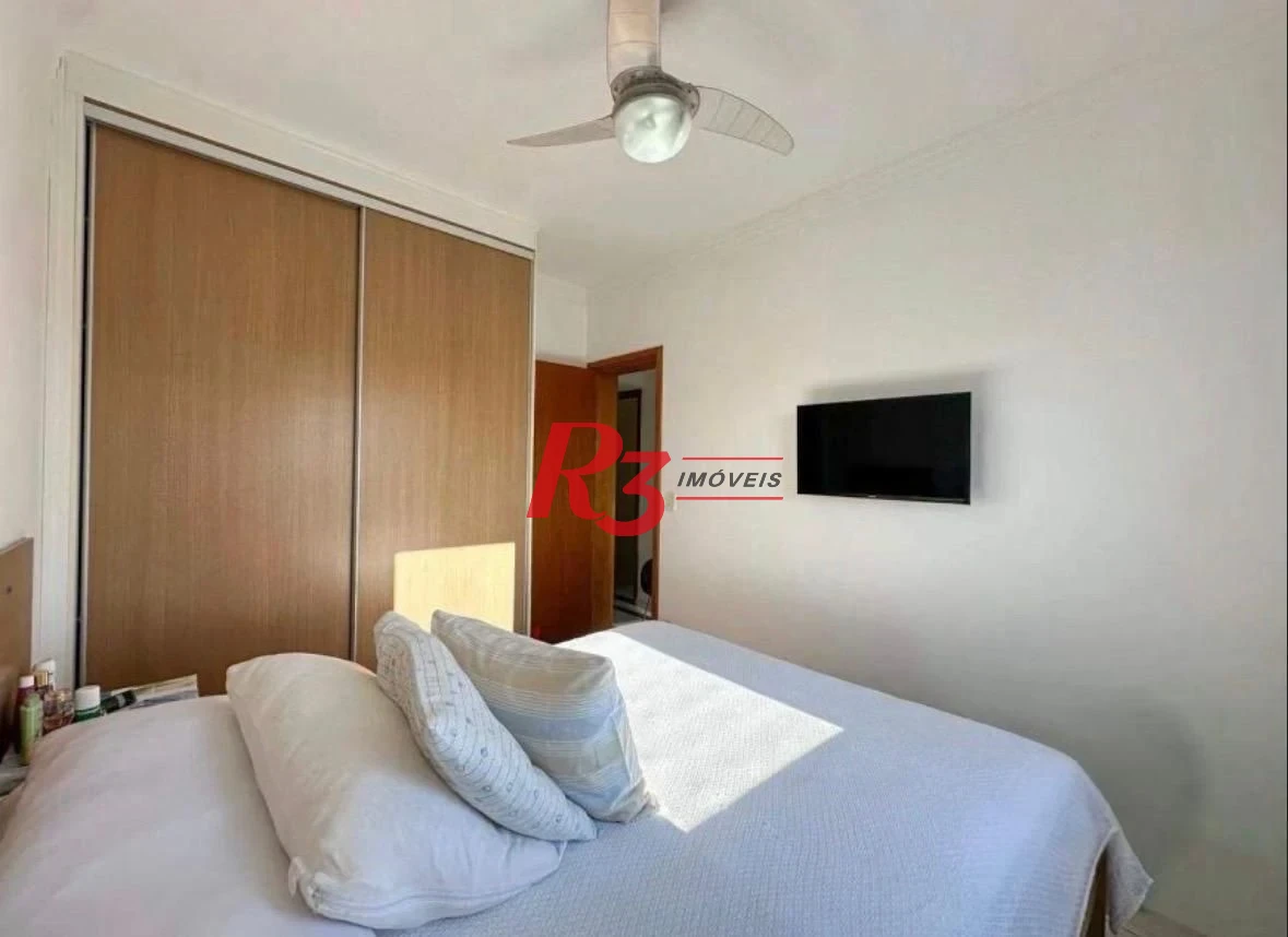 Apartamento com 3 dormitórios à venda, 120 m² por R$ 1.600.000,00 - Embaré - Santos/SP