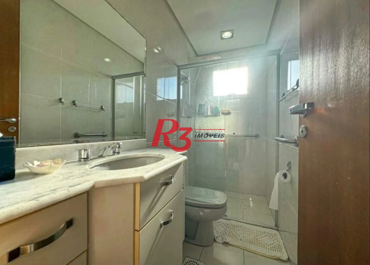 Apartamento com 3 dormitórios à venda, 120 m² por R$ 1.600.000,00 - Embaré - Santos/SP