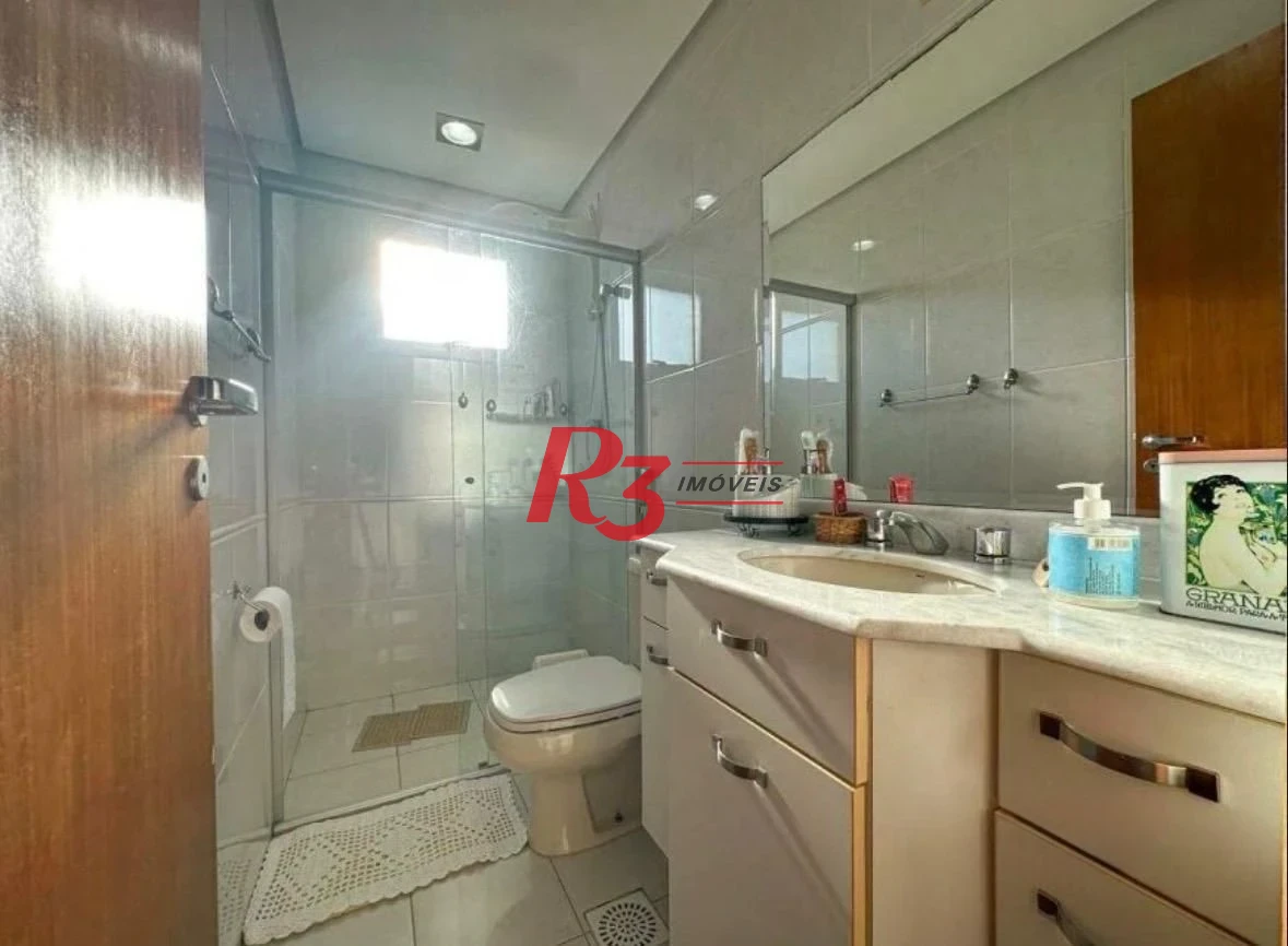 Apartamento com 3 dormitórios à venda, 120 m² por R$ 1.600.000,00 - Embaré - Santos/SP