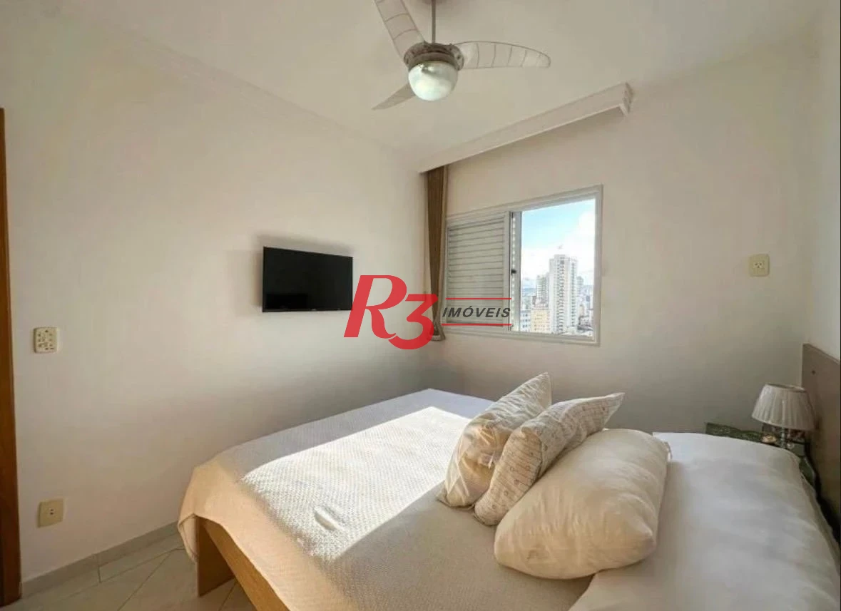 Apartamento com 3 dormitórios à venda, 120 m² por R$ 1.600.000,00 - Embaré - Santos/SP