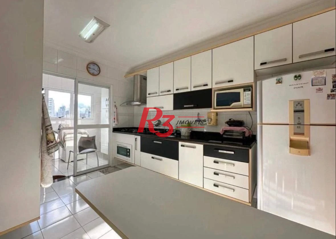 Apartamento com 3 dormitórios à venda, 120 m² por R$ 1.600.000,00 - Embaré - Santos/SP