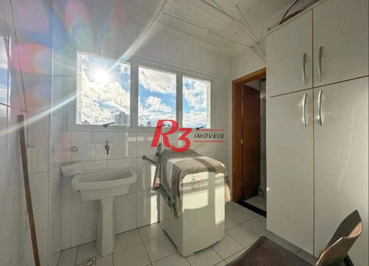Apartamento com 3 dormitórios à venda, 120 m² por R$ 1.600.000,00 - Embaré - Santos/SP