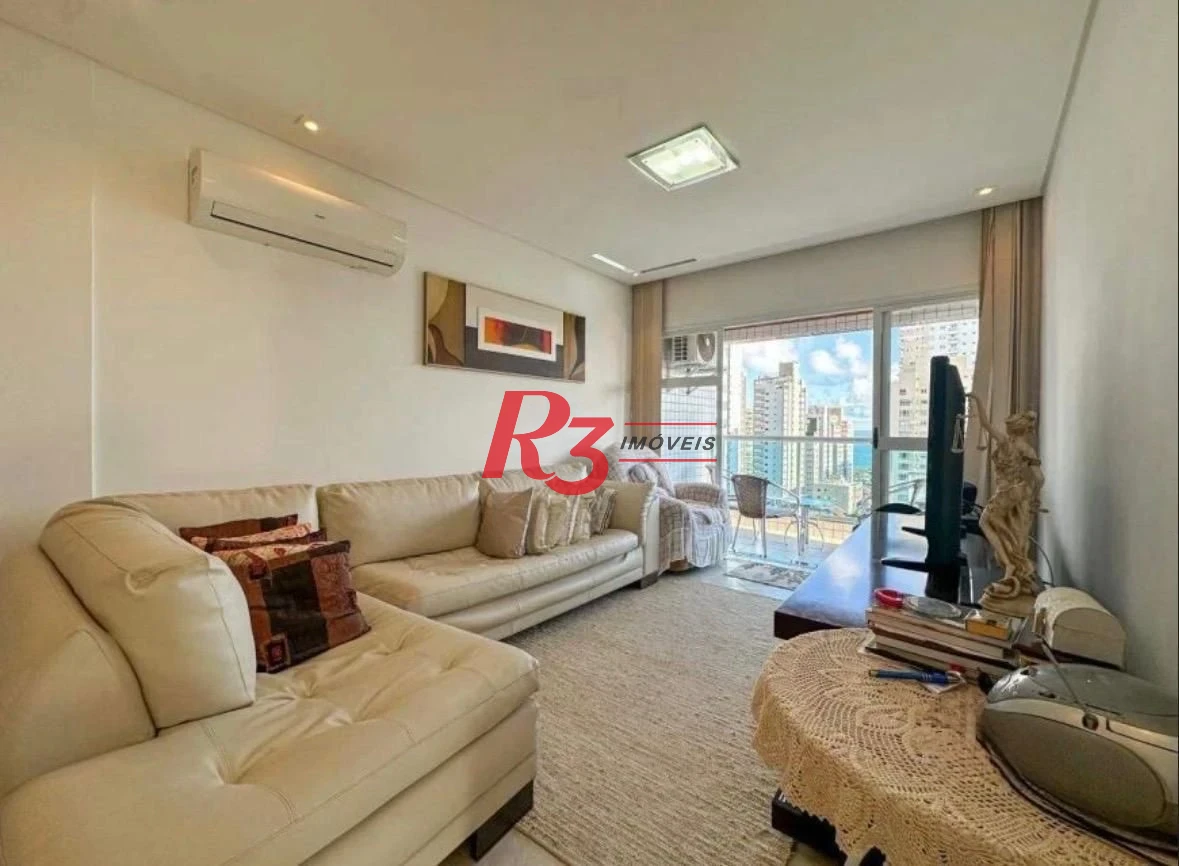 Apartamento com 3 dormitórios à venda, 120 m² por R$ 1.600.000,00 - Embaré - Santos/SP