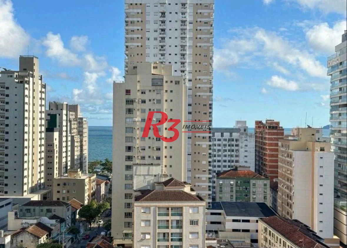Apartamento com 3 dormitórios à venda, 120 m² por R$ 1.600.000,00 - Embaré - Santos/SP