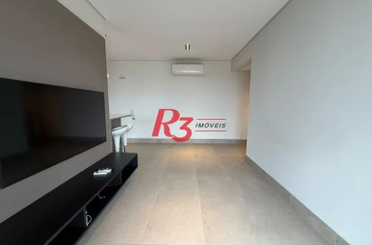 Apartamento com 1 dormitório à venda, 63 m² por R$ 840.000,00 - Aparecida - Santos/SP