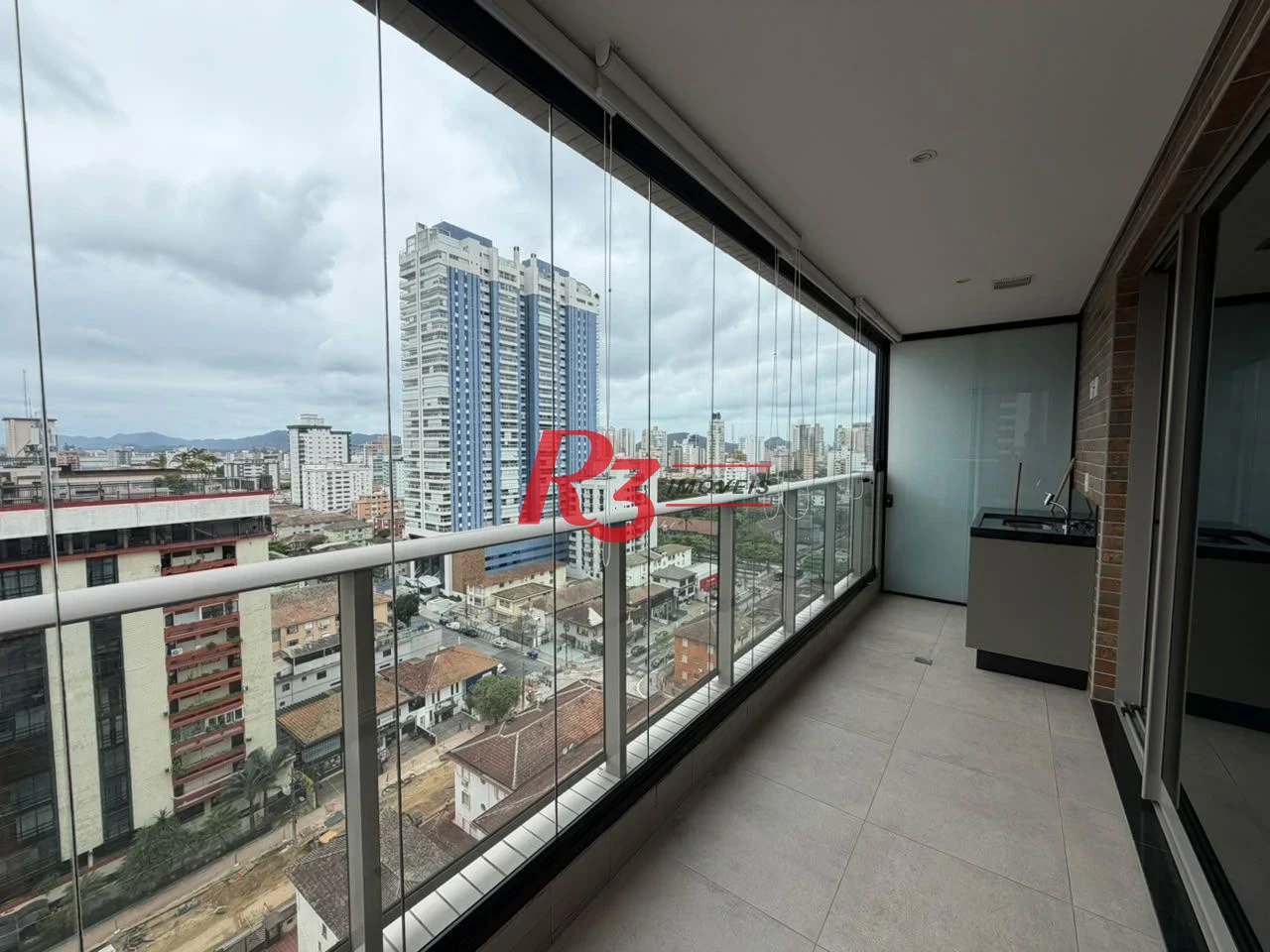 Apartamento com 1 dormitório à venda, 63 m² por R$ 840.000,00 - Aparecida - Santos/SP