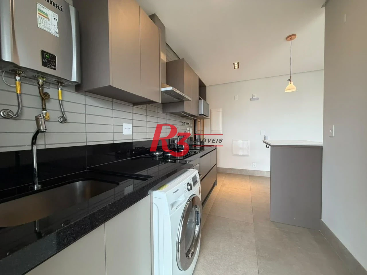 Apartamento com 1 dormitório à venda, 63 m² por R$ 840.000,00 - Aparecida - Santos/SP