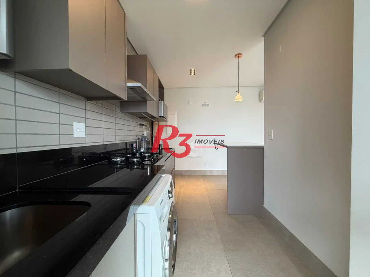 Apartamento com 1 dormitório à venda, 63 m² por R$ 840.000,00 - Aparecida - Santos/SP