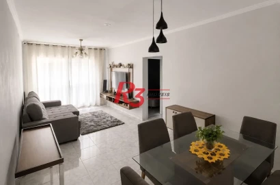 Apartamento com 2 dormitórios à venda, 77 m² por R$ 530.000,00 - Embaré - Santos/SP