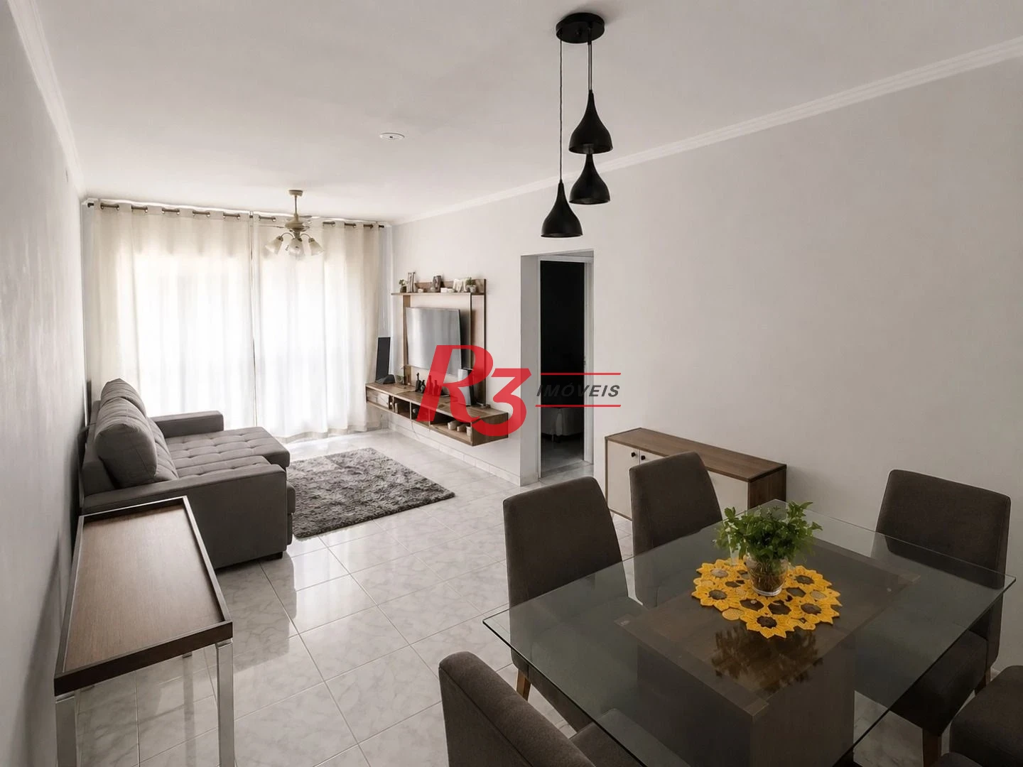 Apartamento com 2 dormitórios à venda, 77 m² por R$ 530.000,00 - Embaré - Santos/SP