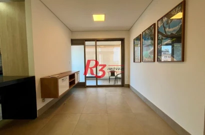 Apartamento com 1 dormitório à venda, 65 m² por R$ 1.150.000,00 - Aparecida - Santos/SP