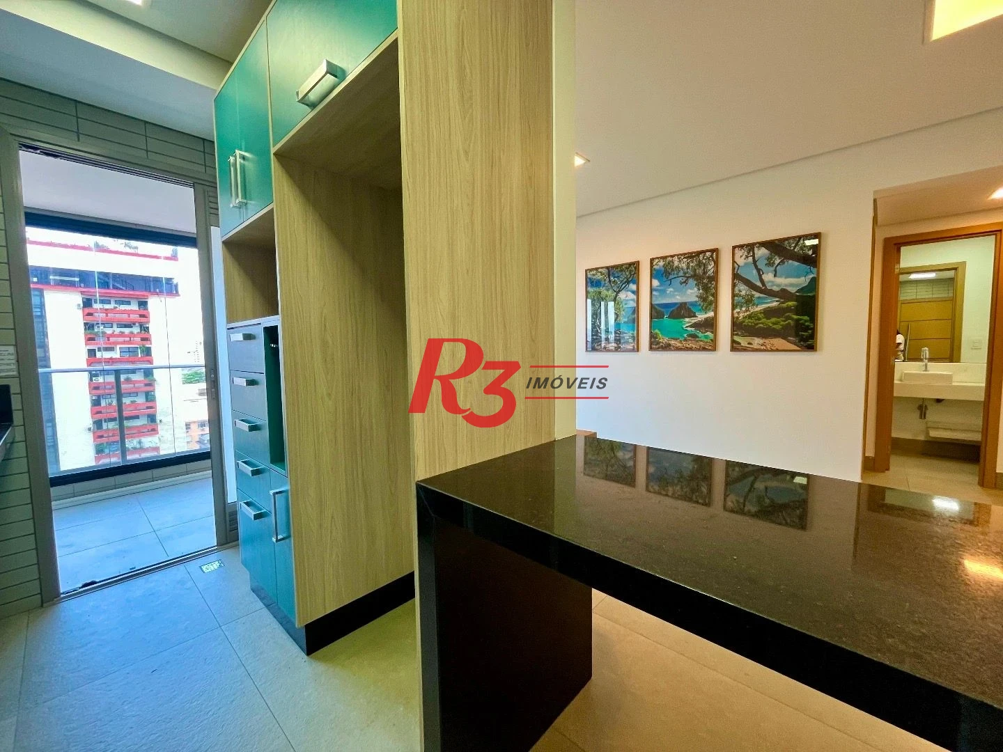Apartamento com 1 dormitório à venda, 65 m² por R$ 1.150.000,00 - Aparecida - Santos/SP