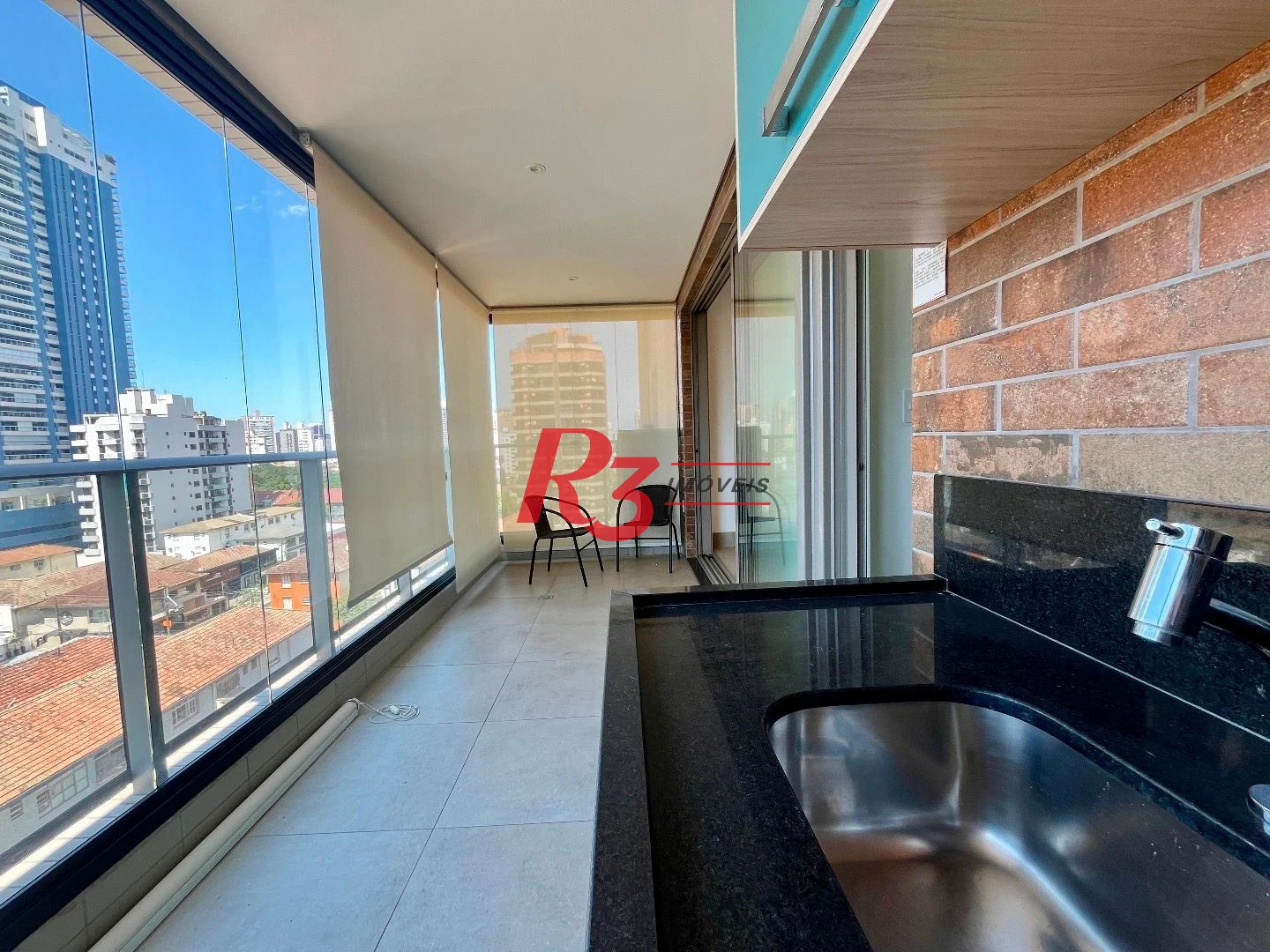 Apartamento com 1 dormitório à venda, 65 m² por R$ 1.150.000,00 - Aparecida - Santos/SP