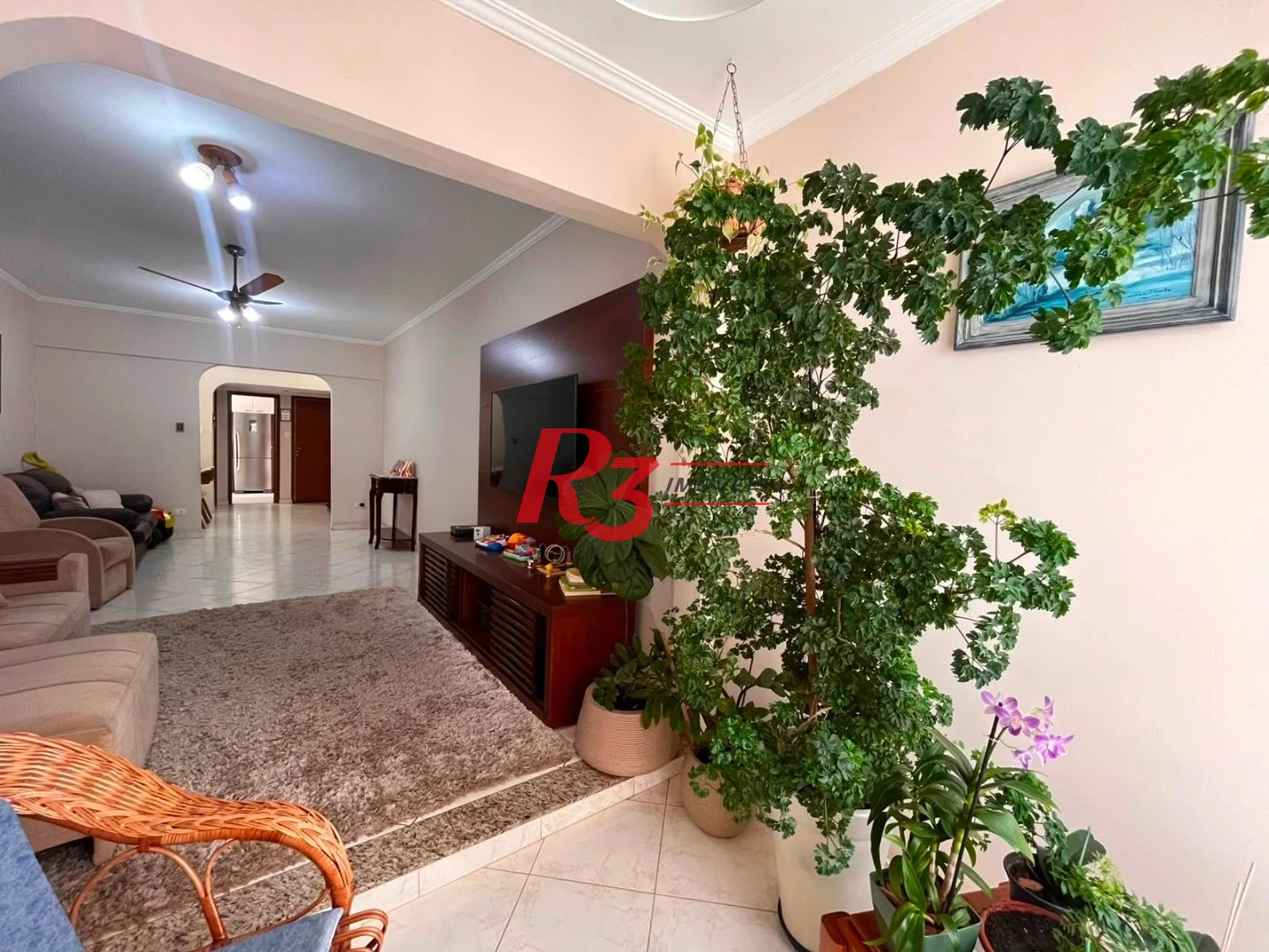 Apartamento com 3 dormitórios para alugar, 120 m² por R$ 7.500,00/mês - Aparecida - Santos/SP